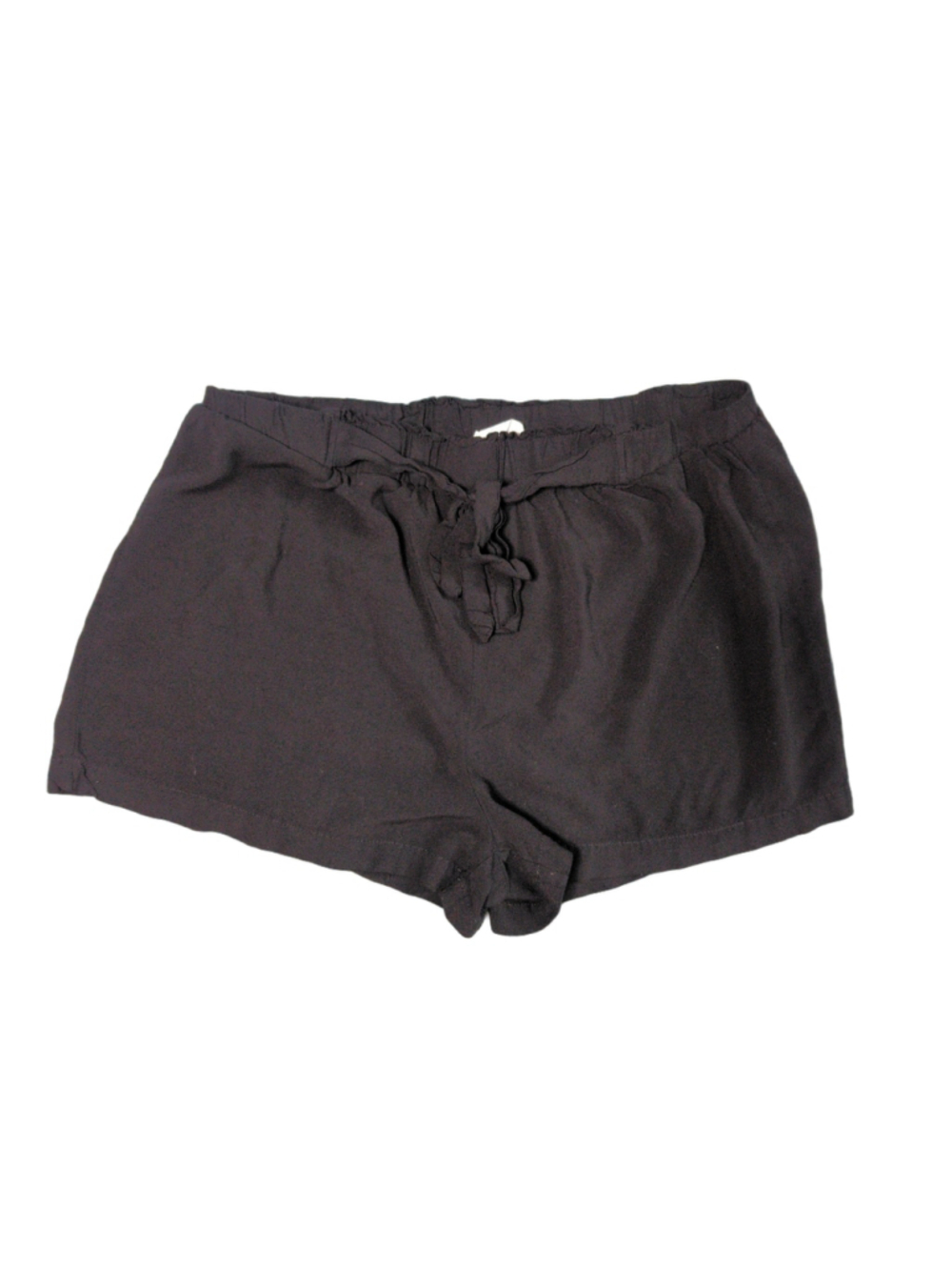 Women's Primark Black High Waist Tie Shorts Size 12
